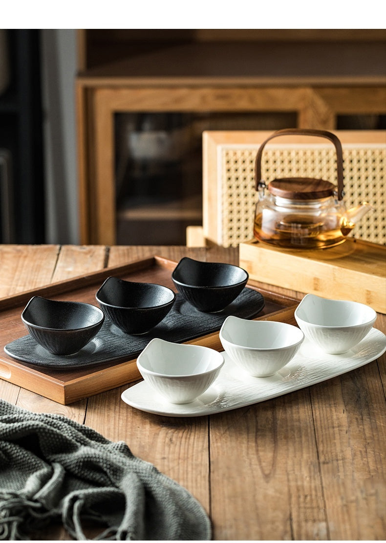 Ceramic Creative Seasoning Bowl And Dish Suit